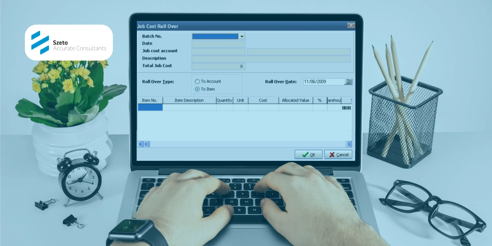 Aktivitas Roll Over [Finishing Job Costing] di Accurate
