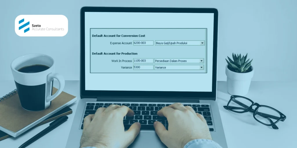 Akun Default Produksi di Aktivitas Pabrikasi pada Accurate