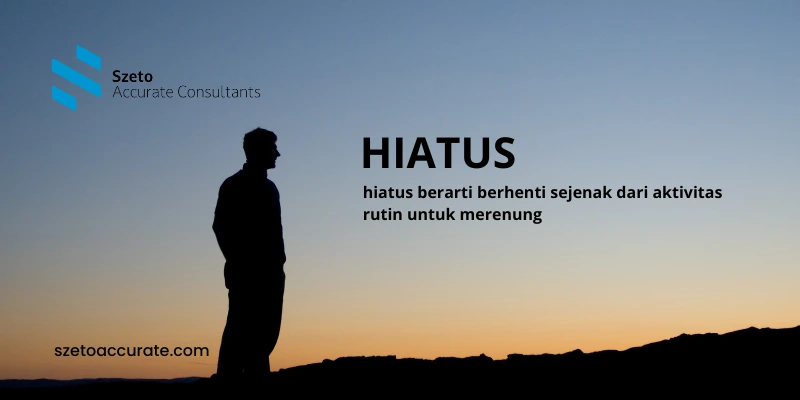 Apa itu Hiatus Mengambil Istirahat dari Kehidupan Sehari hari