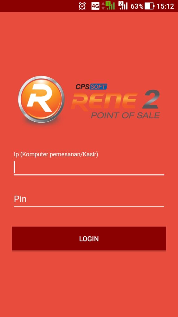 Cara Akses RENE Resto Taking Order di Android