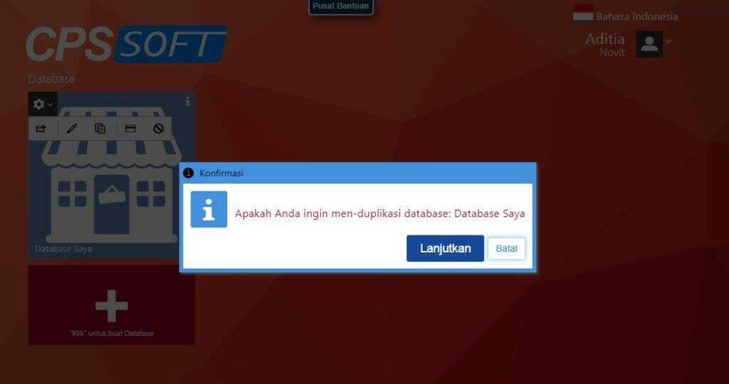 Cara Duplikasi Database Accurate Online