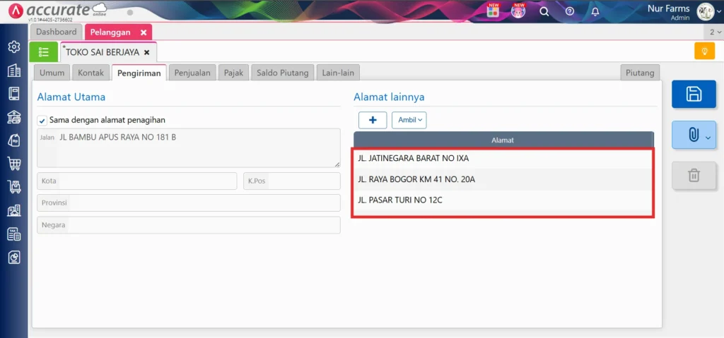 Cara Impor Alamat Pelanggan Dari Excel Di Accurate Online 6