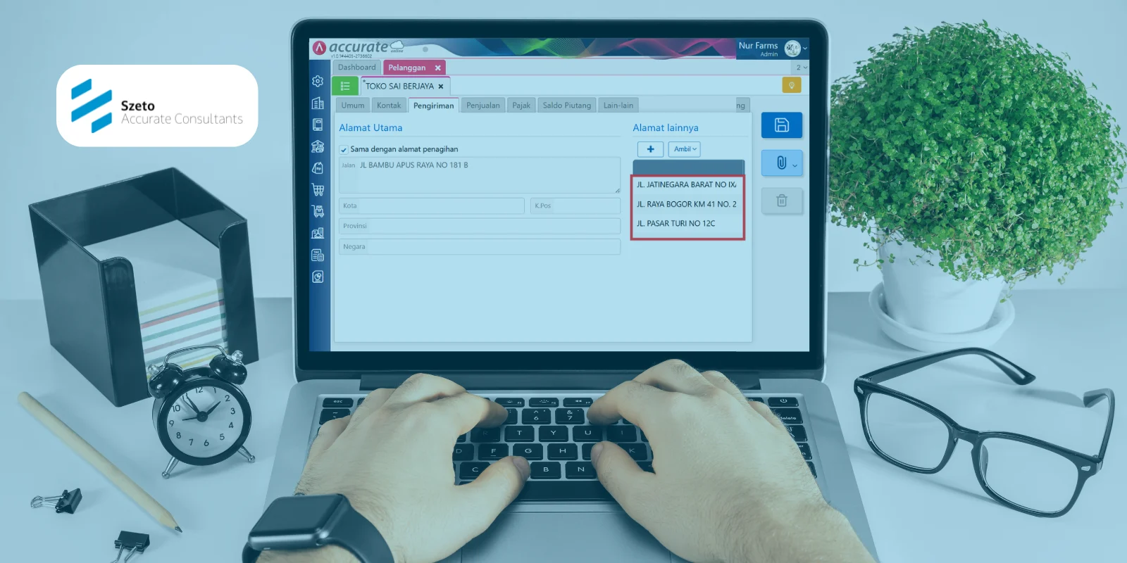Cara Import Alamat Pelanggan dari Excel di Accurate Online