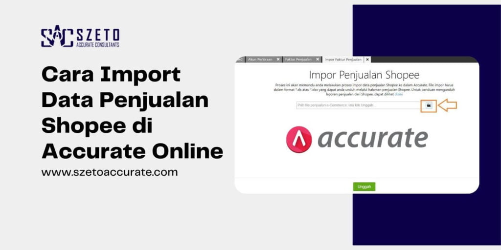 Cara Import Data Penjualan Shopee di Accurate Online