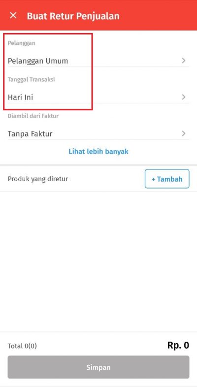 Cara Input Retur Tanpa Faktur Penjualan di Accurate Lite