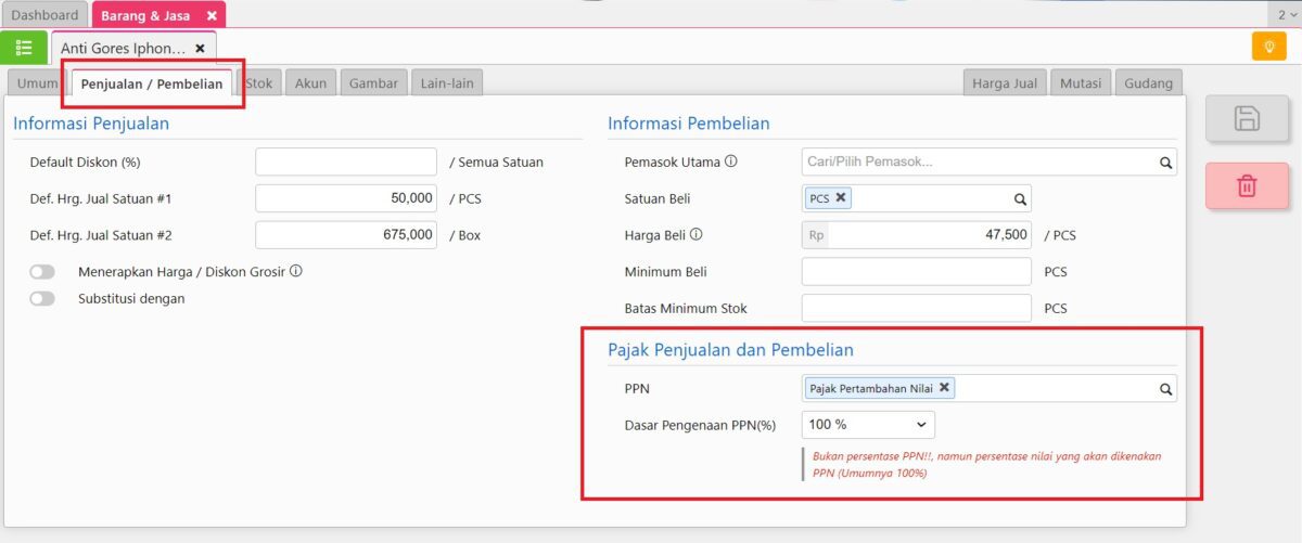 Cara Input Transaksi PPN Penjualan dan Pembelian di Accurate