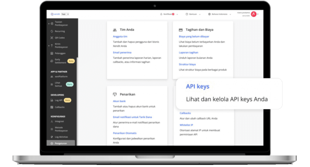 Cara Integrasi Akun Xendit dengan Accurate Online
