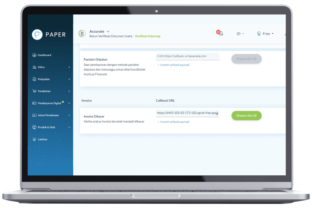 Cara Integrasi Paper (Disbursement) dengan Accurate Online