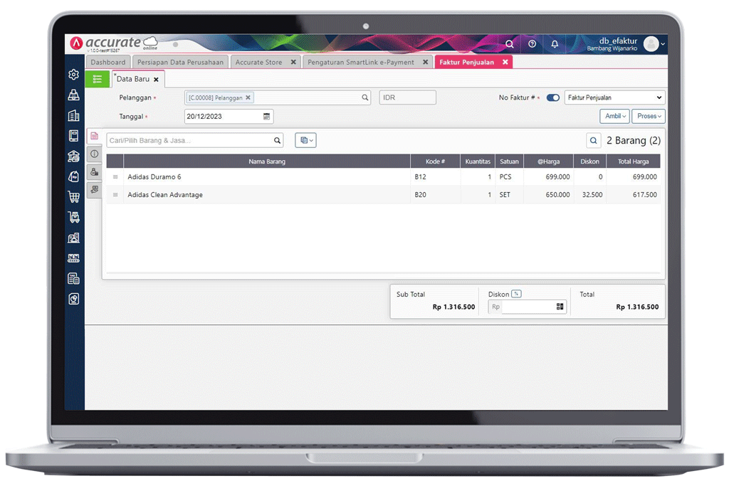 Cara Integrasi Tokopedia E-Invoicing dengan Accurate Online
