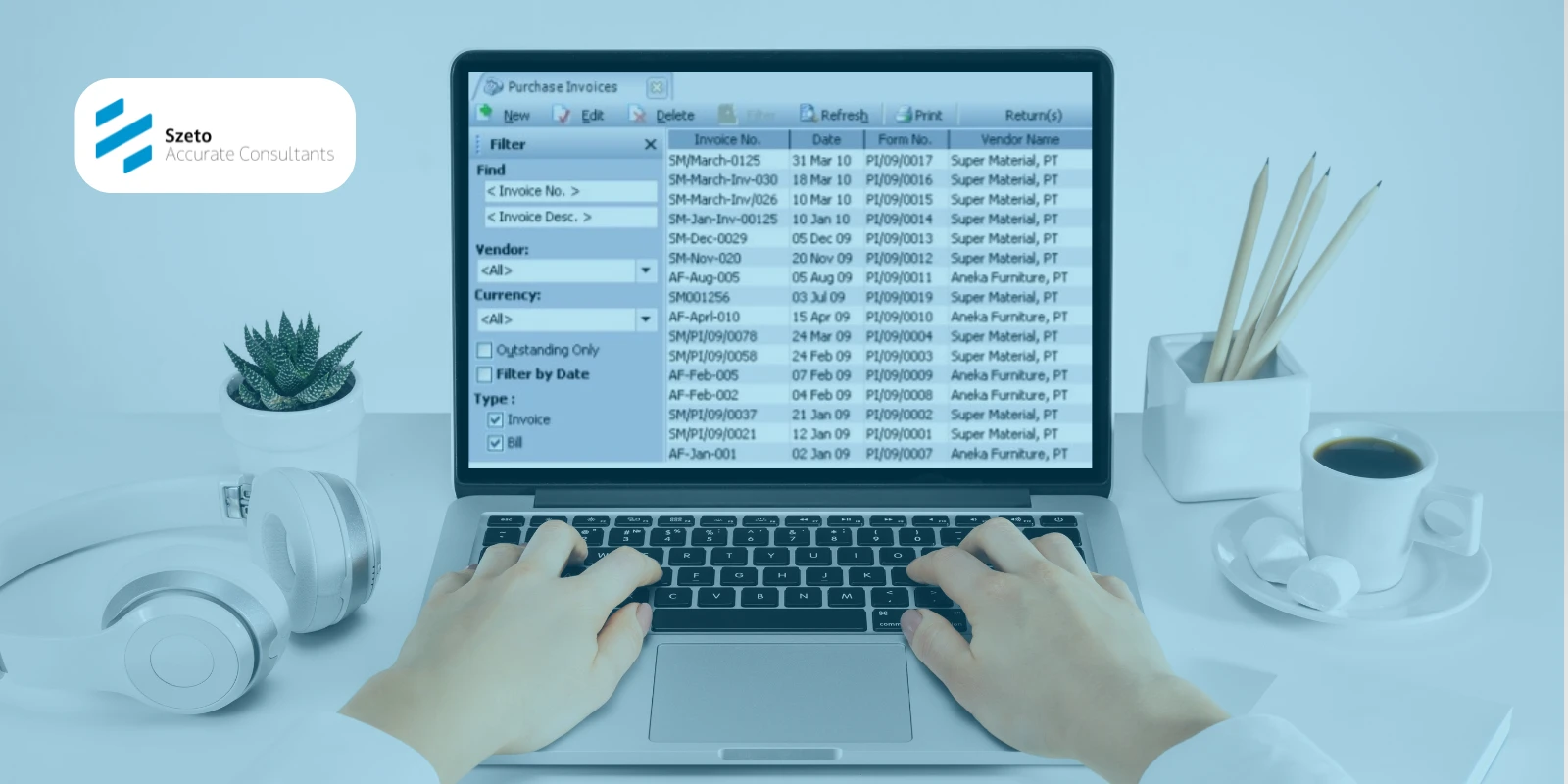 Cara Melihat Daftar Faktur Pembelian pada Accurate