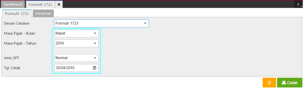 Cara Membuat Bukti Potong 1721 Bulanan di Accurate Online