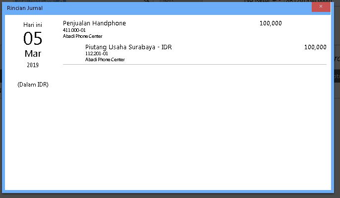 Cara Membuat Credit Note pada Accurate Online