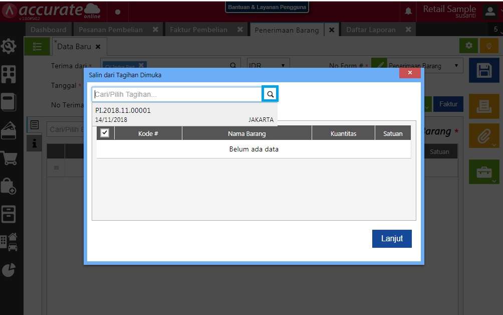 Cara Membuat Faktur Pembelian Mendahului Terima Barang di Accurate Online
