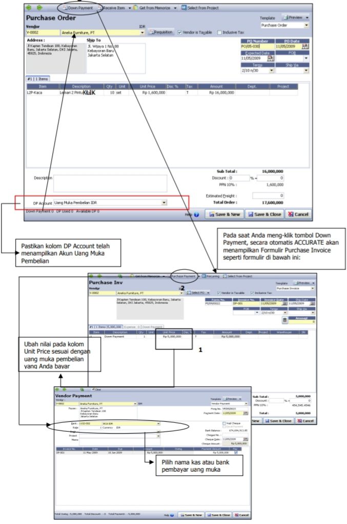 Cara Membuat Formulir Purchase Order pada Accurate