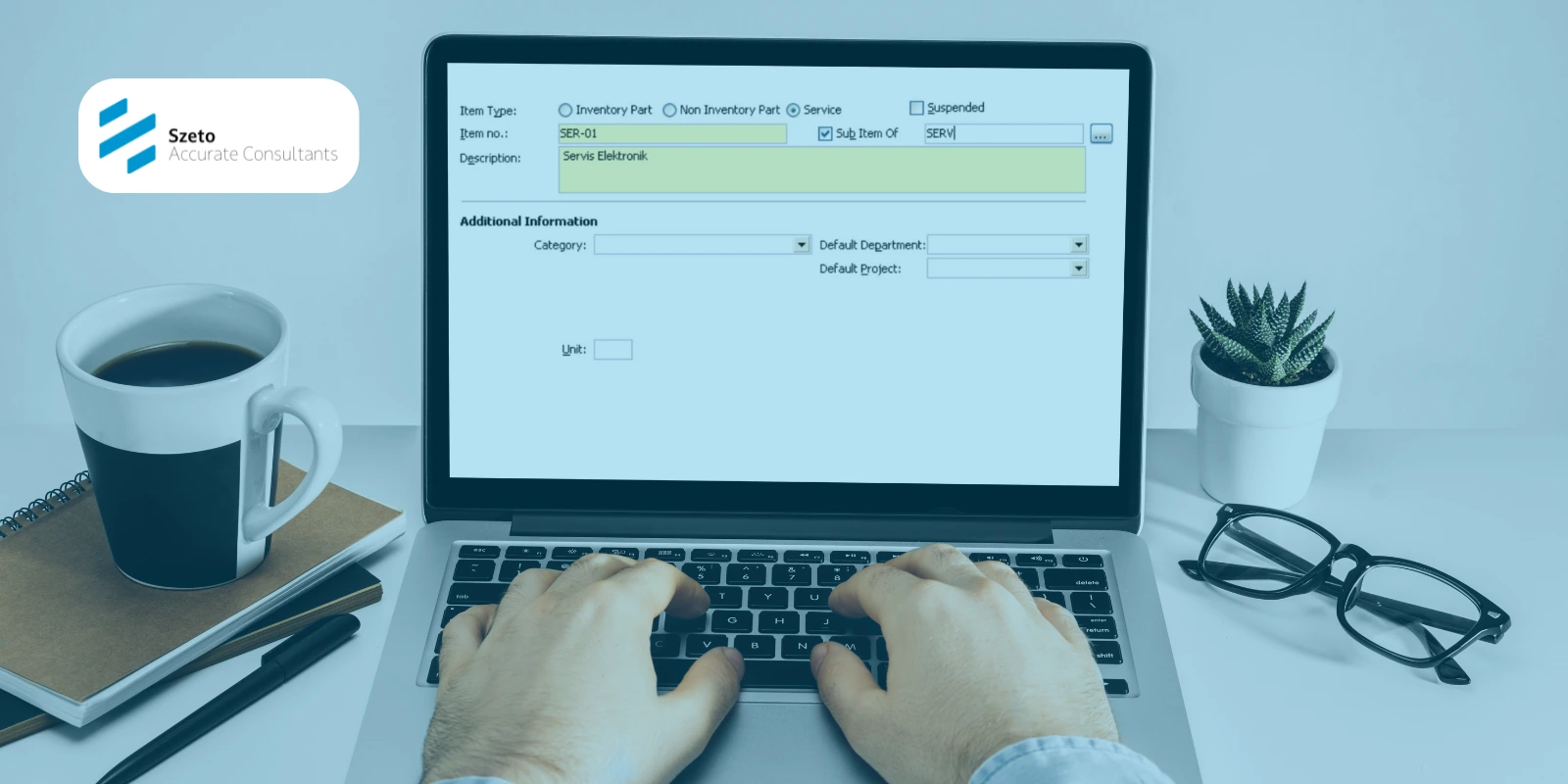 Cara Membuat Item Baru Tipe Service pada Accurate
