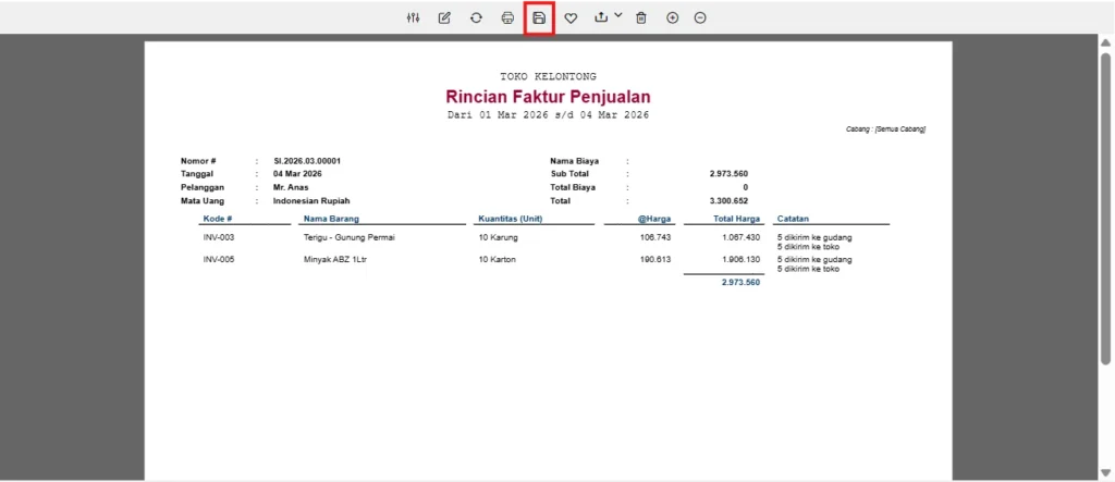 Cara Membuat Laporan Memorize Pada Accurate Online 1