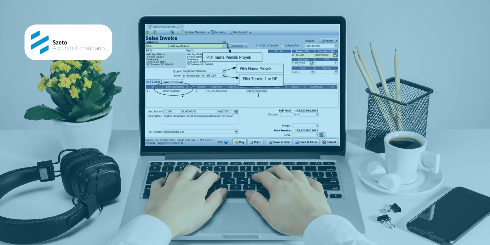 Cara Membuat Penagihan Proyek [Project Bill] di Accurate
