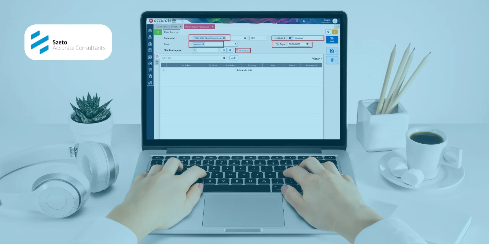 Cara Membuat Penerimaan Penjualan pada Accurate Online