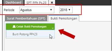 Cara Membuat Bukti Pemotongan SPT Pasal 23 di Accurate Online