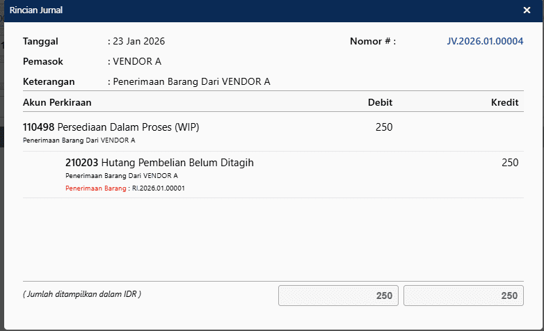 Cara Membuat Subkon Atas Biaya Produksi Di Accurate Online 4