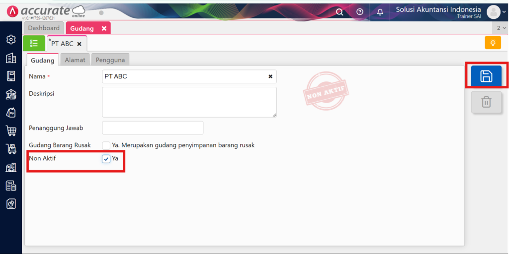 Cara Membuat Transaksi Pemindahan Aset di Accurate Online