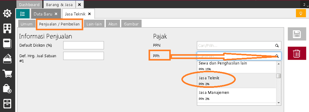 Cara Membuat Transaksi yang Dikenakan PPh 23 di Accurate Online