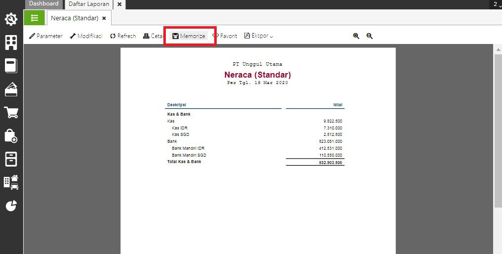 Cara Memodifikasi Laporan Keuangan di Accurate Online