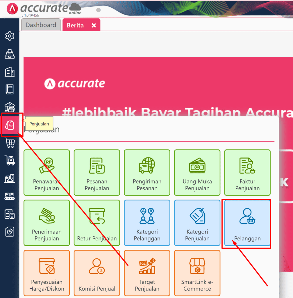 Cara Menambahkan Pelanggan Customer di Accurate Online