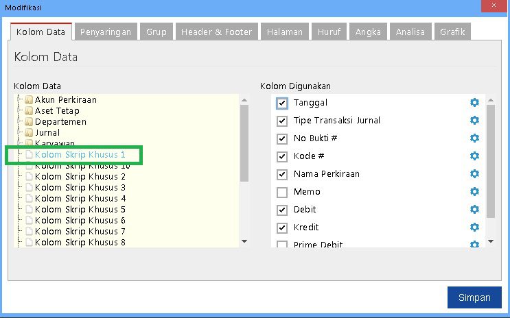 Cara Menampilkan Nomor Urut di Laporan Accurate Online