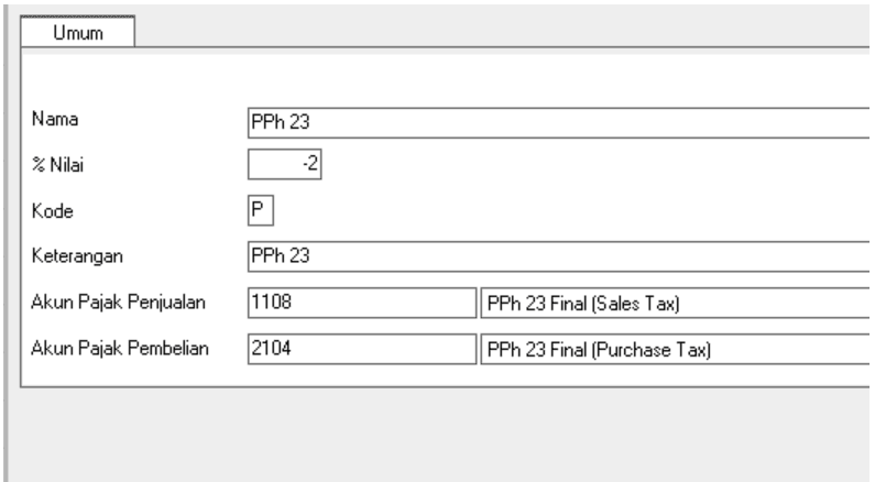 Cara Menampilkan PPh di Invoice pada Accurate