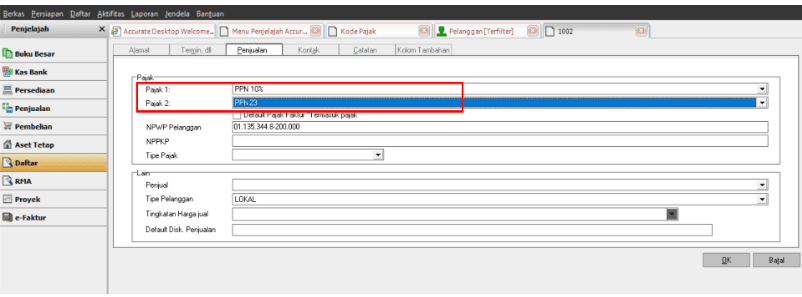 Cara Menampilkan PPh di Invoice pada Accurate