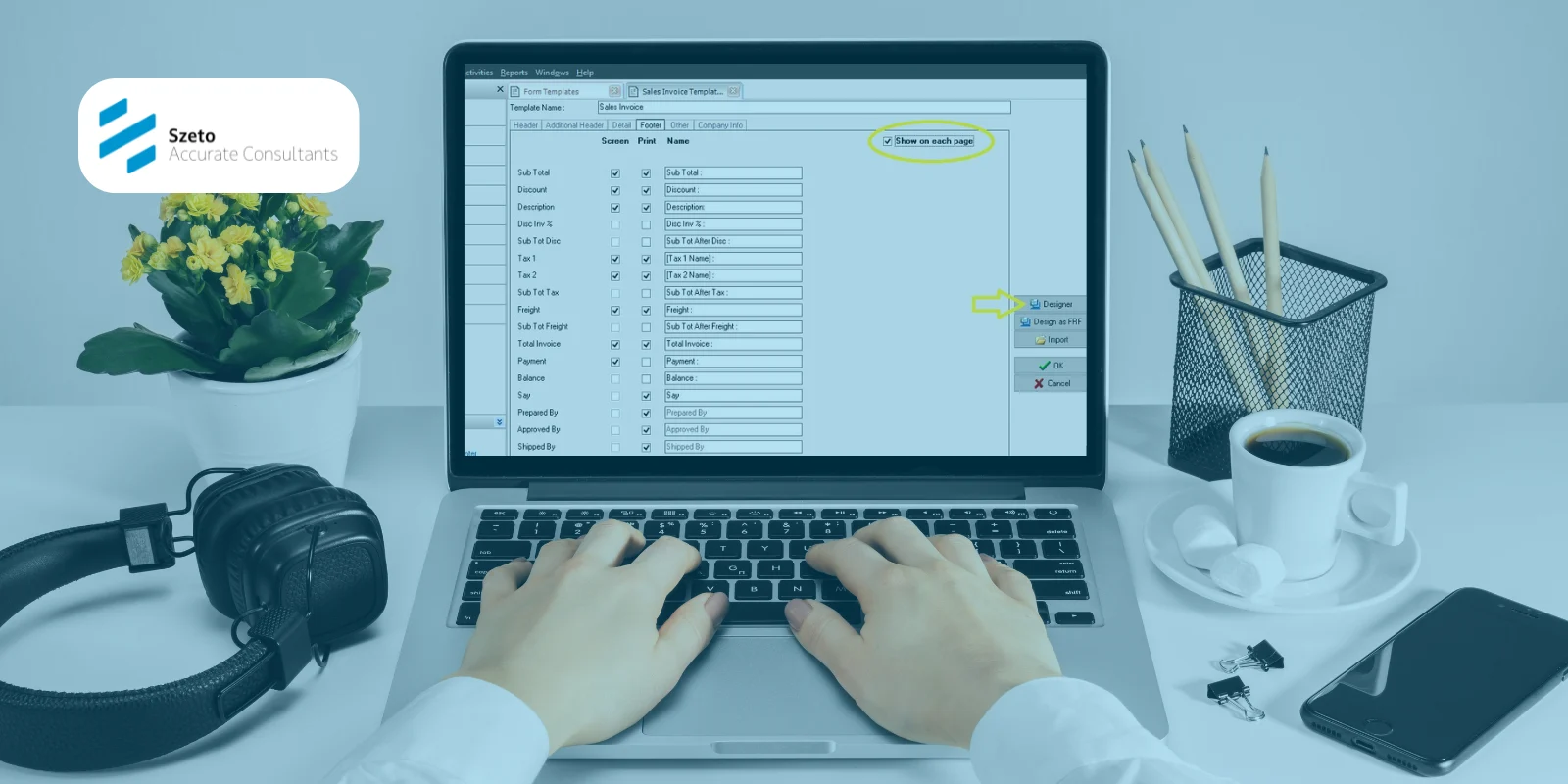 Cara Menampilkan Sub Total Amount Per Halaman di Accurate 5