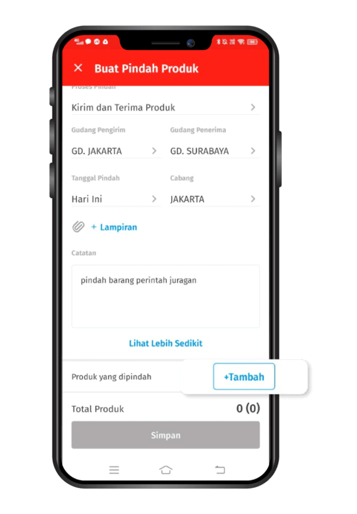 Cara Mencatat Pemindahan Produk di Accurate Lite