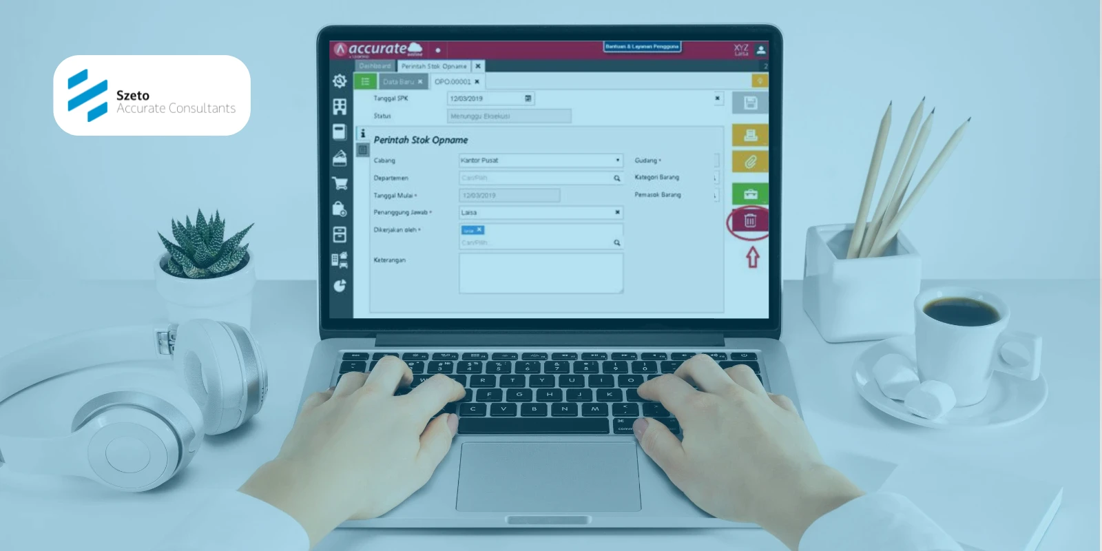 Cara Menghapus Perintah Stock Opname di Accurate Online