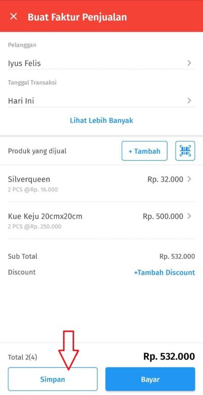 Cara Input Transaksi Penjualan Non Tunai di Accurate Lite