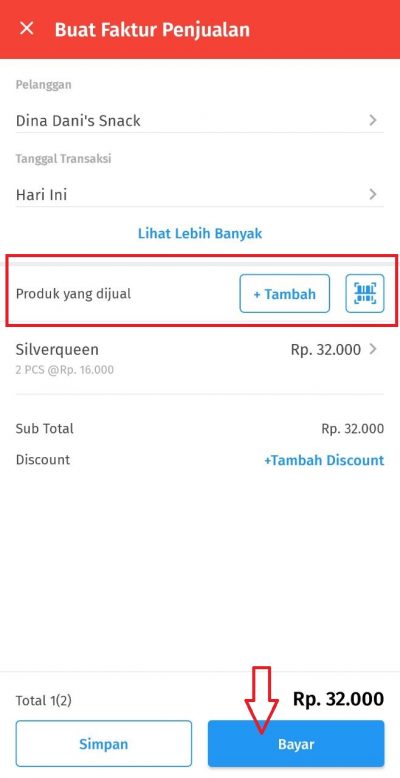 Cara Input Transaksi Penjualan Tunai di Accurate Lite