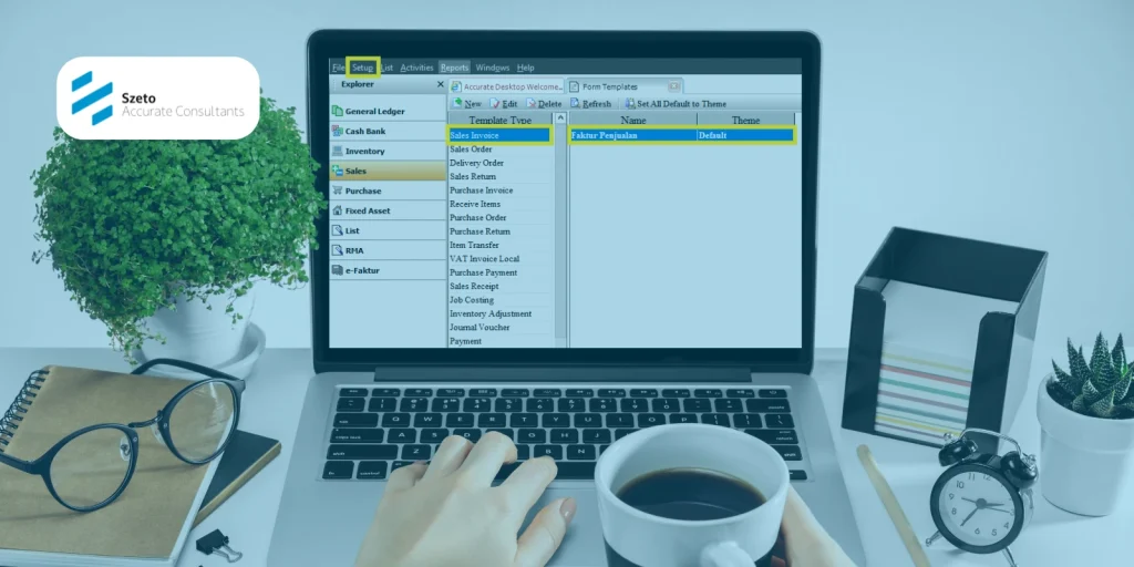 Cara Mengubah Default Form Template pada Accurate