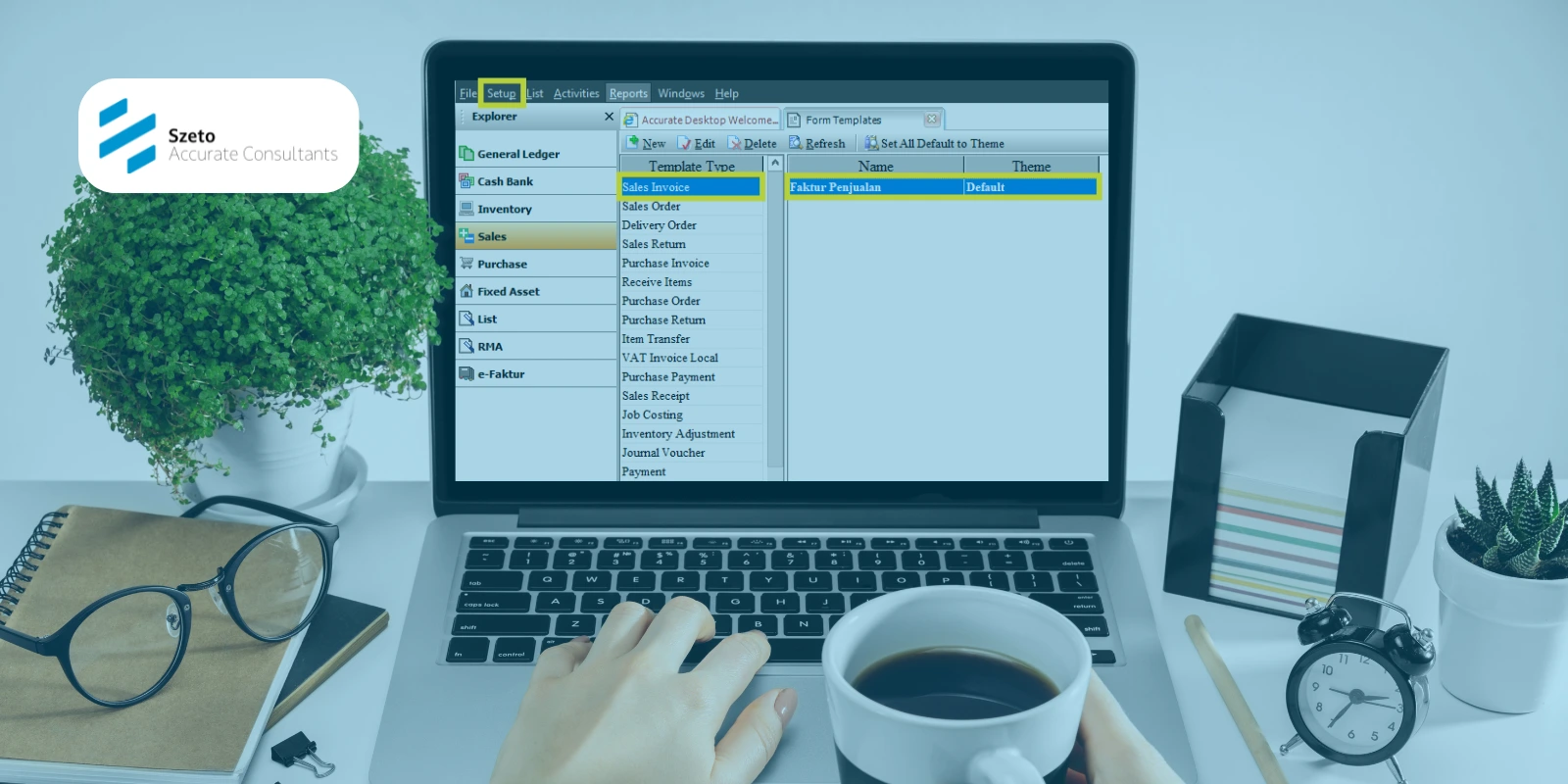 Cara Mengubah Default Form Template pada Accurate
