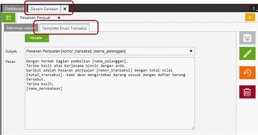 Cara Mengubah Template Email Transaksi di Accurate Online