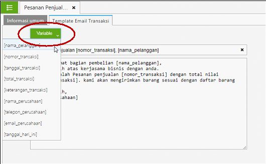 Cara Mengubah Template Email Transaksi di Accurate Online