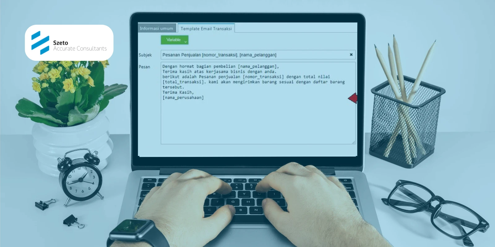 Cara Mengubah Template Email Transaksi di Accurate Online