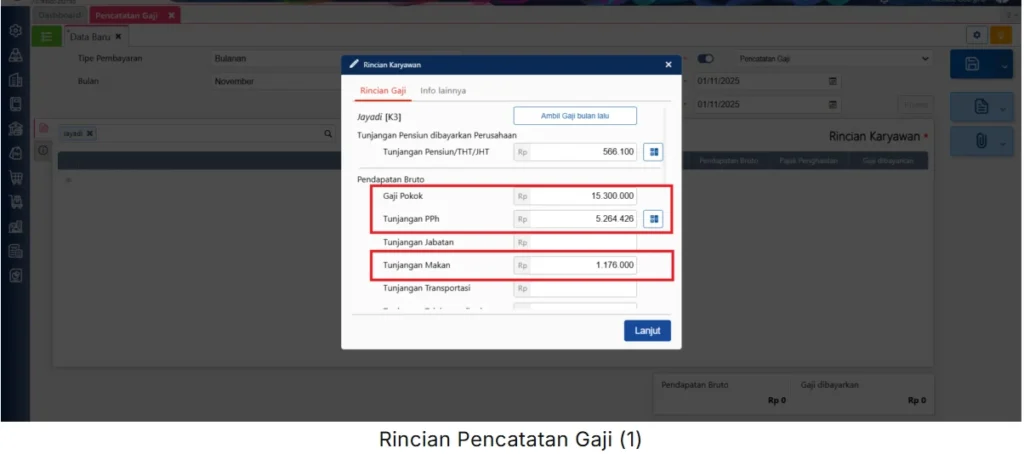 Cara Pencatatan Pph 21 Metode Gross Up Di Accurate Online 4