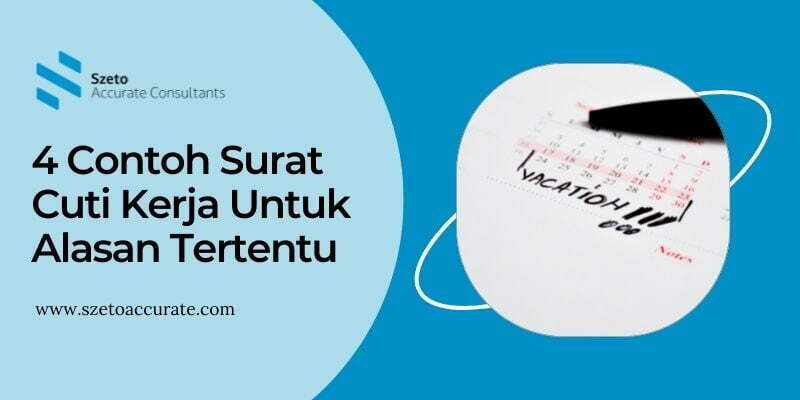 Contoh Surat Cuti Kerja