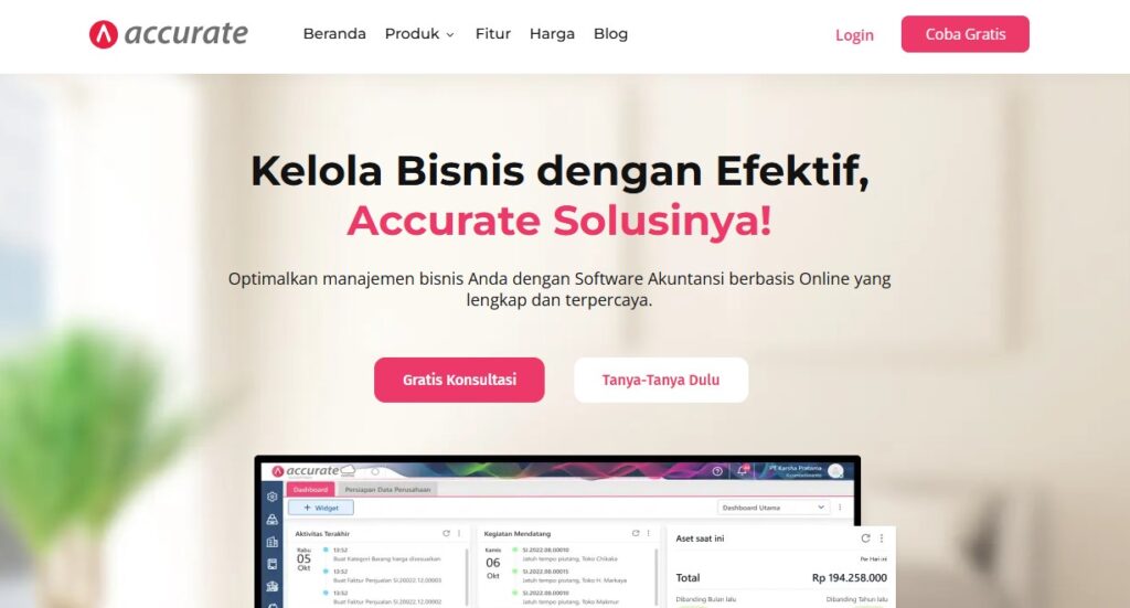 Contoh Visual Logo Accurate