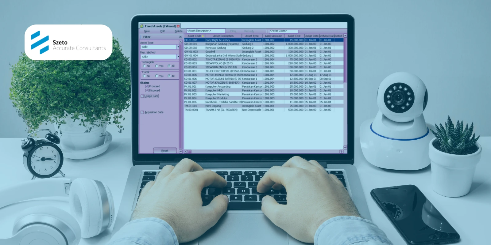 Daftar Aktiva Tetap [List Of Fixed Asset] di Accurate