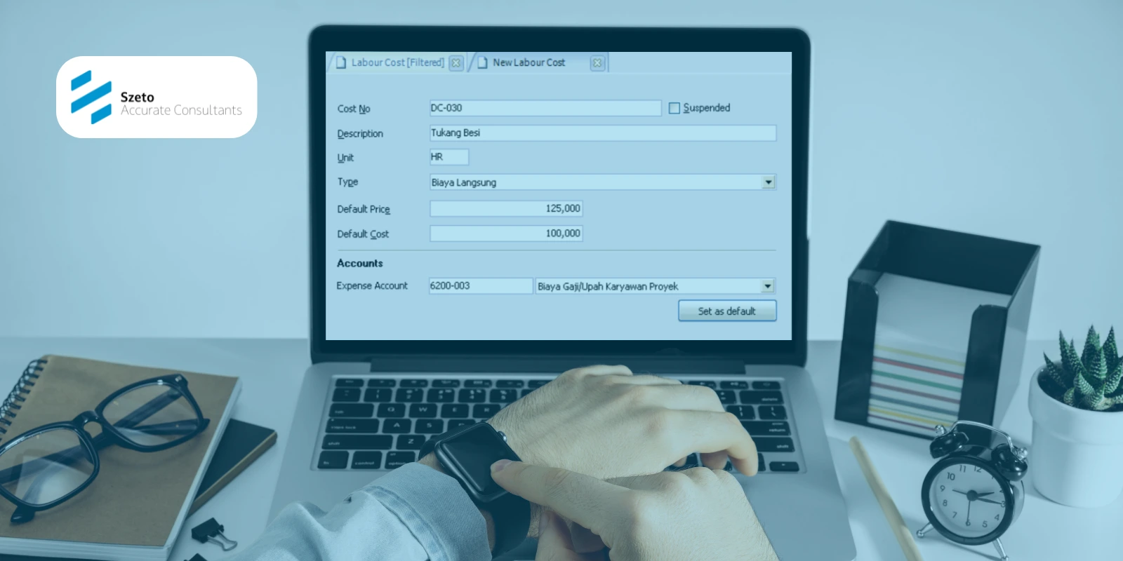 Daftar Upah Pekerja [List of Labour Cost] di Accurate