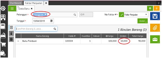 Diskon Penjualan Per Kategori Pelanggan di Accurate Online