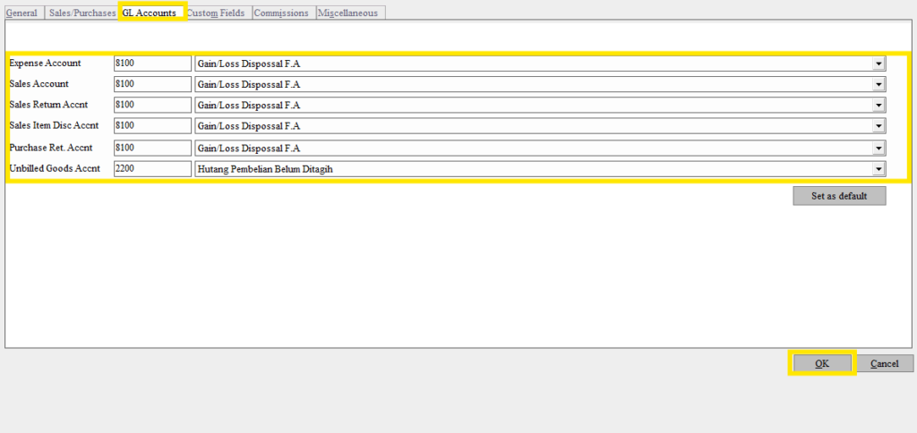 Dispose Fixed Asset & Jual Melalui Sales Invoice Accurate