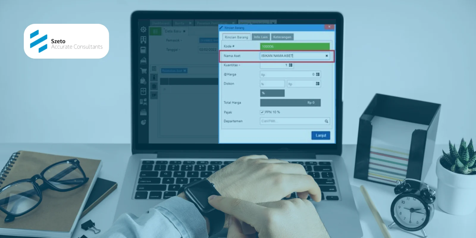 Edit Nama Aset Tetap di Transaksi Pembelian Accurate Online