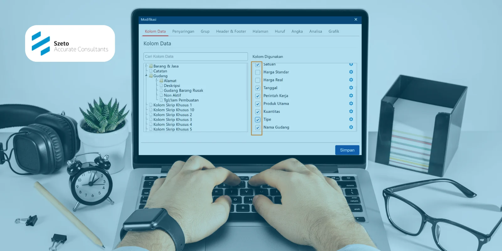 Edit Pengambilan Bahan Baku di Laporan Accurate Online